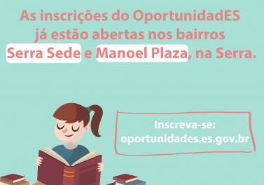 Mais de mil vagas abertas pelo projeto OportunidadES