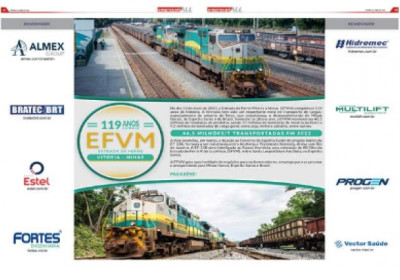 Homenagem aos 119 Anos da Estrada de Ferro Vitória - Minas (EFVM)