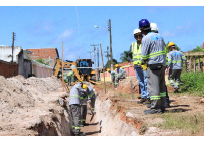 BRK inicia obra de manutenção preventiva em tubulação de esgoto às margens do Rio Itapemirim