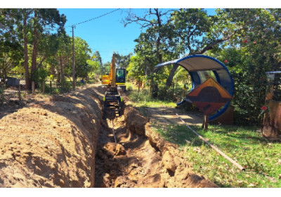 Samarco: Estão em andamento obras do sistema que levará água tratada à comunidade quilombola de Degredo
