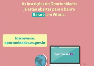 Moradores de Vitória são contemplados com cursos do OportunidadES