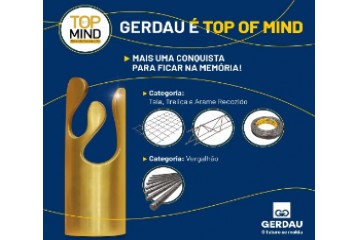 Gerdau é destaque no prêmio Top of Mind do Grupo Revenda