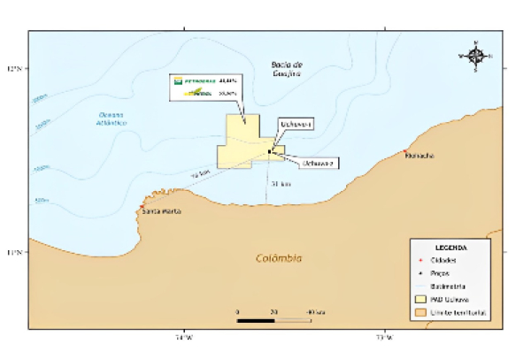 Petrobras confirma descoberta de gás na Colômbia