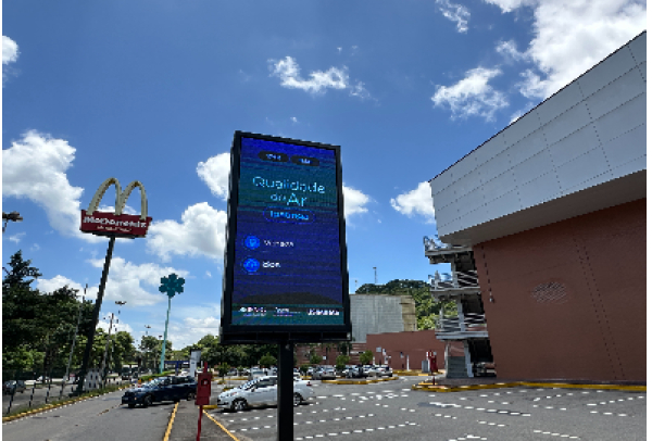 Painéis de monitoramento da qualidade do ar de Ipatinga são atualizados