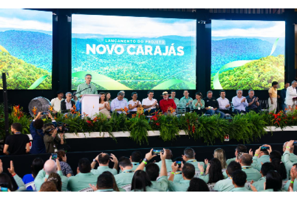 Vale anuncia R$ 70 bi de investimentos no Programa Novo Carajás (PA) até 2030, em solenidade com o presidente Lula