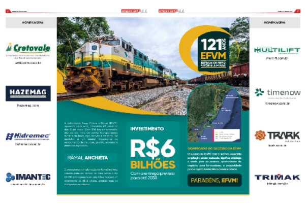 Homenagem aos 121 Anos da Estrada de Ferro Vitória a Minas (EFVM)