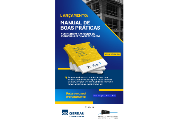 Gerdau lança novo Manual de Boas Práticas para a montagem de armaduras em estruturas de concreto armado