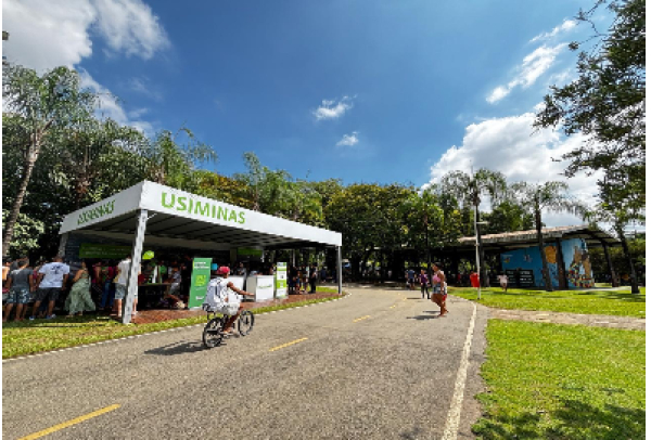 Usiminas celebra aniversário de Ipatinga com ações para a comunidade no Parque Ipanema