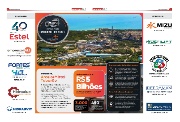 Homenagem a Implantação do Laminador de Tiras a Frio (LTF) da ArcelorMittal Tubarão