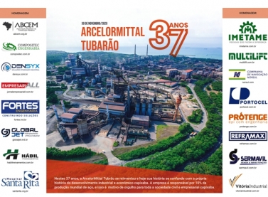 ANIVERSÁRIO: 37 ANOS DA ARCELORMITTAL TUBARÃO