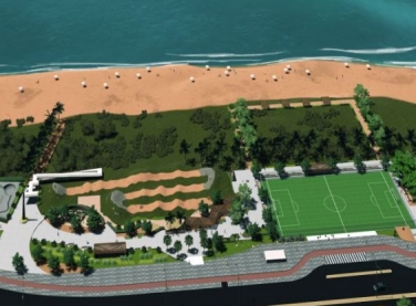 Atlântica Parque, na praia de Camburi, será inaugurado agora em dezembro