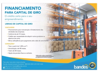 Especialista do Bandes traz dicas de como o capital de giro pode ser um aliado da sua empresa 