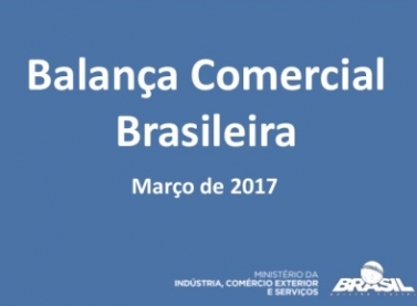 Balança comercial registra superávit recorde de US$ 14,4 bilhões no primeiro trimestre