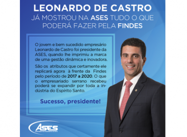 Cumprimento da ASES ao Leonardo de Castro - FINDES