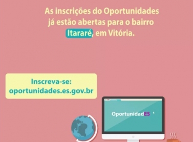 Moradores de Vitória são contemplados com cursos do OportunidadES