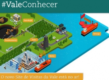 O novo site de visitas da Vale está no ar