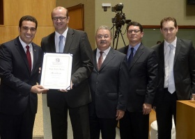 Presidente da Fibria recebe Título de Cidadão Espírito-Santense