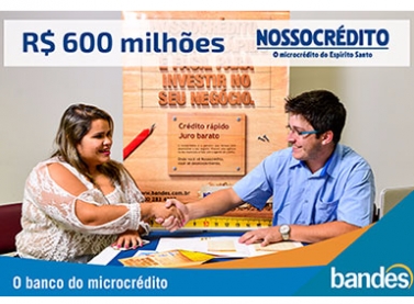 Programa Nossocrédito do Bandes atinge a marca de R$660 milhões