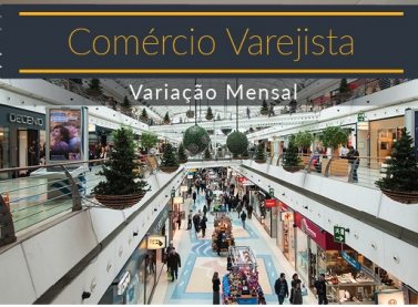 Comércio varejista registra crescimento no volume de vendas