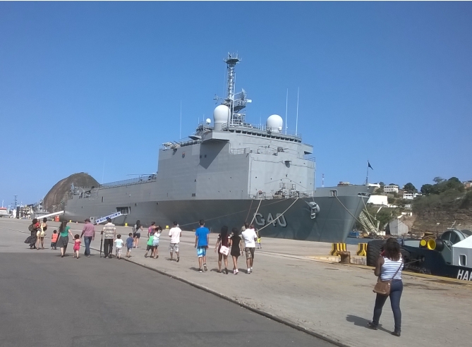 Navios da Marinha abertos à visitação a partir deste domingo