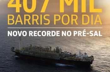 Produção no pré-sal bate novo recorde e ultrapassa 400 mil barris de petróleo por dia
