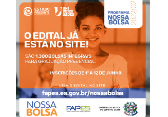 Inscrições para Nossa Bolsa 2022/02 começam nesta quarta-feira (1º)