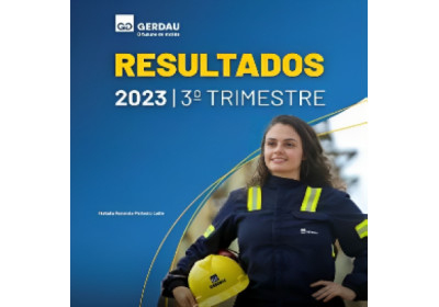 Gerdau encerra 3º trimestre com EBITDA ajustado de R$ 3,3 bilhões