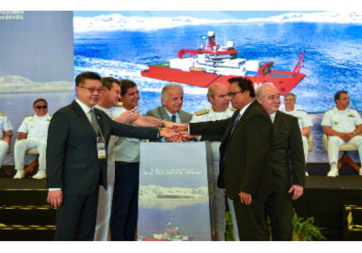Marinha avança na construção do primeiro Navio Polar fabricado em solo brasileiro