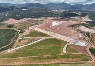 Samarco destina 95% do rejeito arenoso para as obras de descaracterização da barragem do Germano