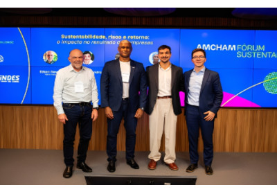 Fortalecimento da sustentabilidade e desenvolvimento estratégico marcam participação do Bandes no Fórum da Amcham