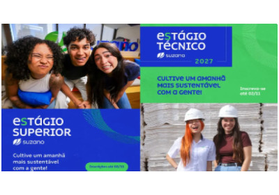 Suzano abre inscrições para nova edição dos Programas de Estágio Superior e Estágio Técnico