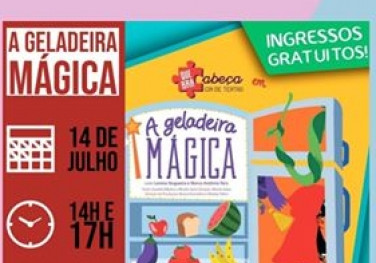 A Geladeira Mágica é atração de julho do Diversão em Cena ArcelorMittal