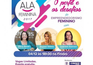 Ala Feminina vai debater o perfil e os desafios de mulheres empreendedoras capixabas