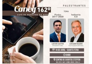 Convite 162º Caneg (Café de Negócios) da Ases - Associação dos Empresários da Serra/ES