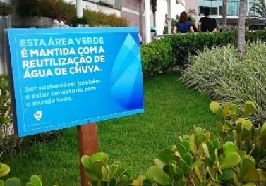 Shopping Vitória instala sistema de captação de água de chuva