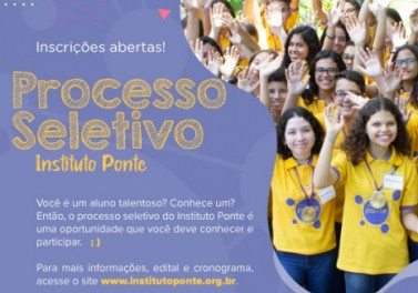 Instituto Ponte abre processo seletivo 2021