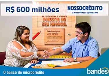 Programa Nossocrédito do Bandes atinge a marca de R$660 milhões