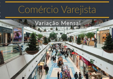 Comércio varejista registra crescimento no volume de vendas