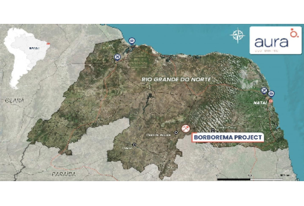 Aura Inicia Operação e Ramp-Up em Borborema Dentro do Cronograma e do Orçamento, definindo um novo benchmark ESG