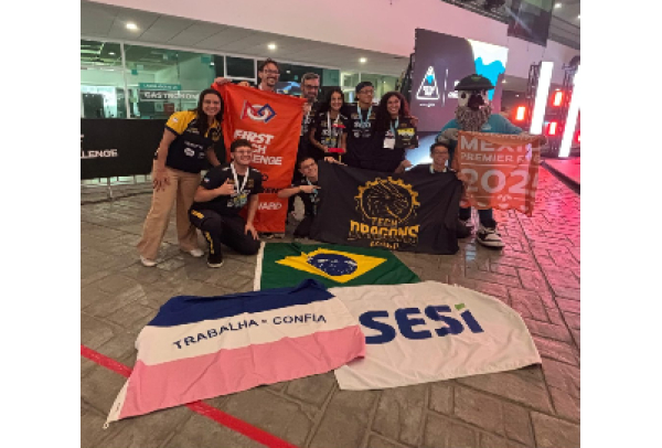 Estudantes do Sesi Cachoeiro conquistam 1º lugar em premiação no México