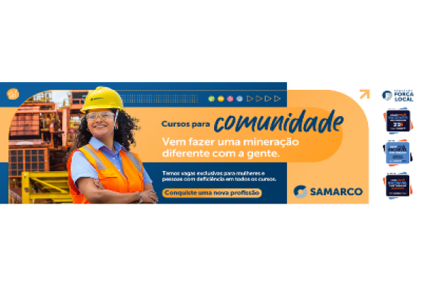Encerra no dia 30/05 o prazo para inscrição nos cursos gratuitos oferecidos pela Samarco para as comunidades vizinhas das suas operações