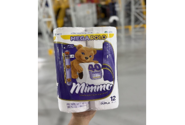 Fábrica de papéis higiênicos da Suzano desenvolve em Aracruz embalagem do Mimmo exclusiva para atacarejo