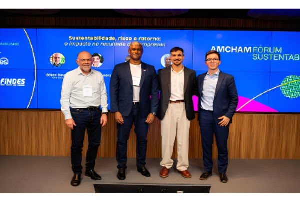 Fortalecimento da sustentabilidade e desenvolvimento estratégico marcam participação do Bandes no Fórum da Amcham