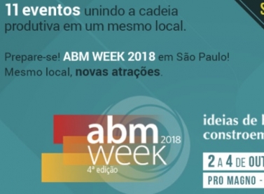 Inovação, 4ª revolução industrial, eficiência energética e sustentabilidade estarão em pauta na ABM WEEK 2018