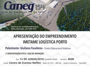 Café de Negócios apresenta Porto da Imetame Logística