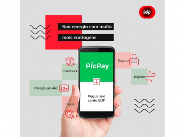 Clientes da EDP terão cashback de até R$ 15 no pagamento da conta de energia pelo PicPay