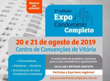 Feira de negócios condominiais chega a sua terceira edição