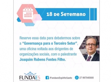 Fundaes promove oficina para ensinar melhoras práticas de gestão ao terceiro setor