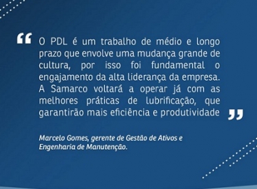 Samarco voltará a operar com mais eficiência em lubrificação e manutenção