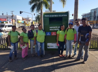 Cooperativa apoiada pela Fundação Vale retira 25 toneladas de resíduos do meio ambiente por mês